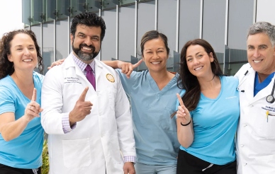 group of people smiling 